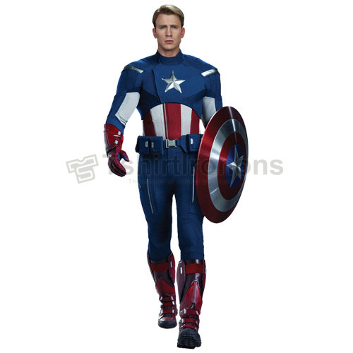 Captain America T-shirts Iron On Transfers N4482 - Click Image to Close